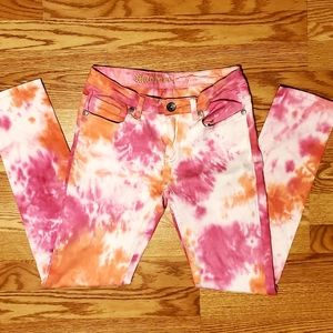 Machine Tie Dyed Jeggings